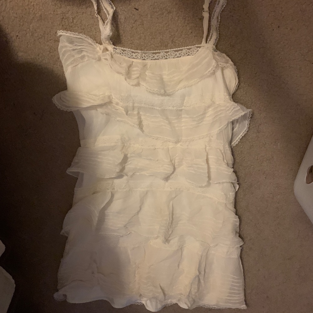 BCBG TIERED RUFFLE DRESS - Picture 10 of 10